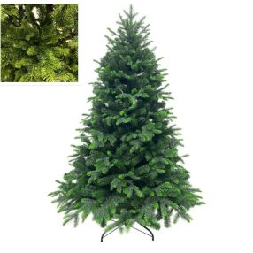  3D-s élethű műfenyő talppal  240 cm