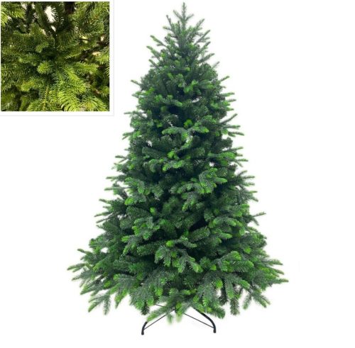  3D-s élethű műfenyő talppal  240 cm