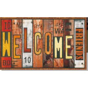 Lábtörlő Welcome 45X75 Cm