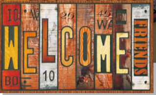 Lábtörlő Welcome 45X75 Cm