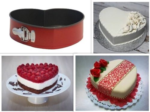 Kapcsos Szív Tortaforma Thermopl.