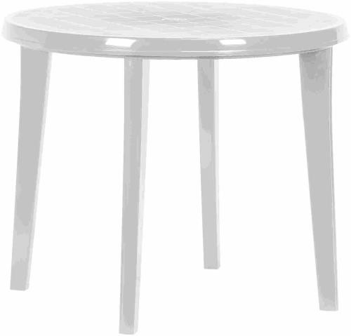 Lisa Kerek Asztal 90Cm Fehér 218050