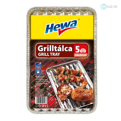 HEWA GRILLTÁLCA, 5DB, 34X23CM