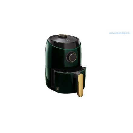 Berlinger Haus Emerald Collection mini Air Fryer elektromos sütő, 1000 W, smaragdzöld BH-9151