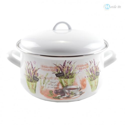 Perfect Home 13470 Zománc lábas 24 cm+fedő