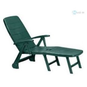 Romance napozóágy zöld