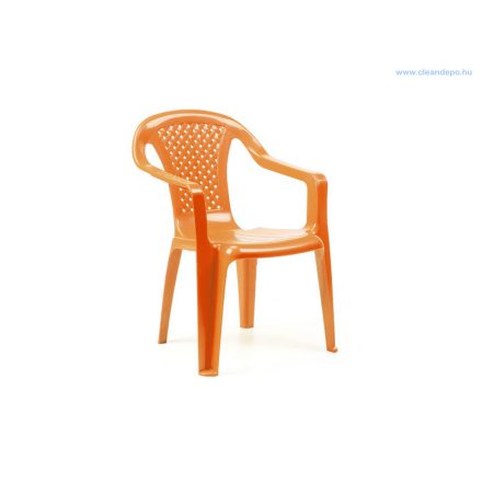Progarden Gyermek műanyag szék narancssárga színű 