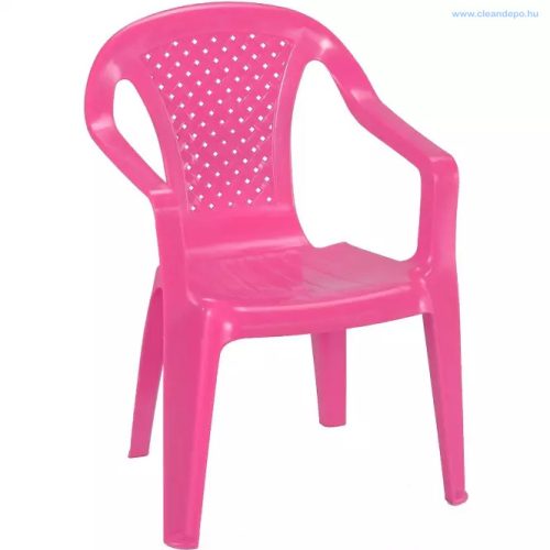 Progarden Gyermek műanyag szék pink színű 