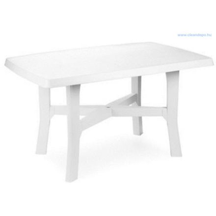ProGARDEN Rodano 138x88x72cm asztal fehér színben