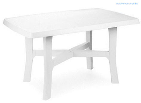 ProGARDEN Rodano 138x88x72cm asztal fehér színben