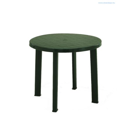 Kerek asztal zöld 90 cm-es 