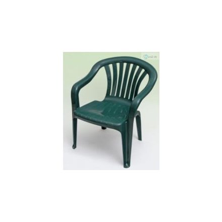 Paris alacsonytámlás szék zöld