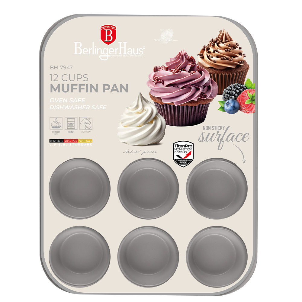 Berlinger Haus Taupe Collection Muffin Sütő 12 csészés BH-7947