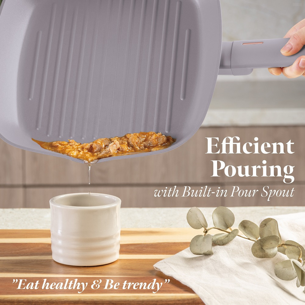 Berlinger Haus Taupe Collection Grill Serpenyő 28 cm BH-8096